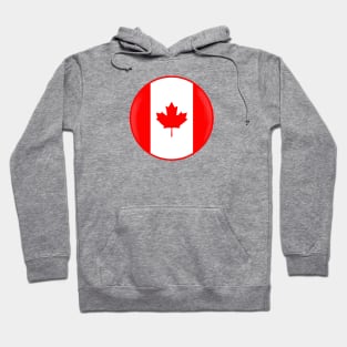 Canada Retro Canadian Maple Leaf Flag Emblem Hoodie